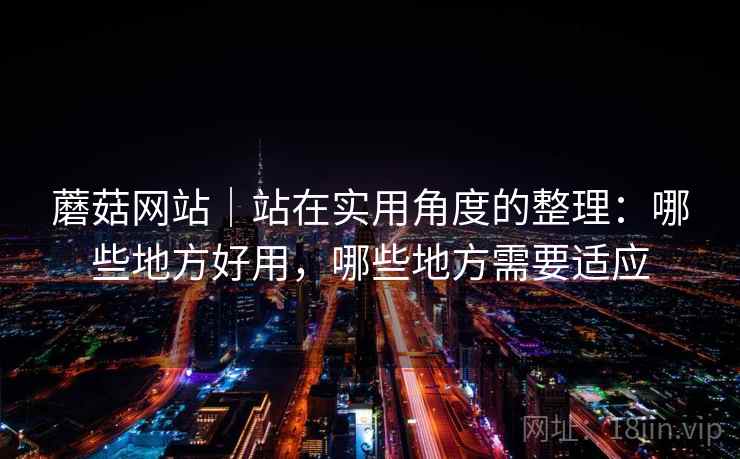 蘑菇网站｜站在实用角度的整理：哪些地方好用，哪些地方需要适应  第1张