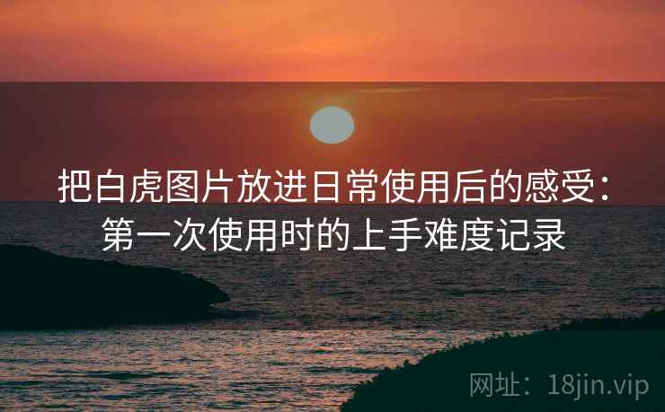 把白虎图片放进日常使用后的感受:第一次使用时的上手难度记录 第1张 把白虎图片放进日常使用后的感受:第一次使用时的上手难度记录 第1张