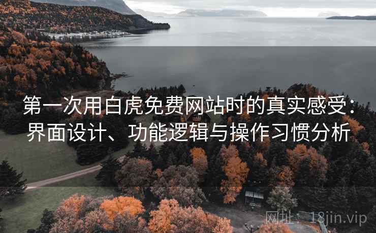 第一次用白虎免费网站时的真实感受：界面设计、功能逻辑与操作习惯分析  第2张