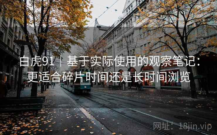 白虎91|基于实际使用的观察笔记:更适合碎片时间还是长时间浏览 第1张 白虎91|基于实际使用的观察笔记:更适合碎片时间还是长时间浏览 第1张