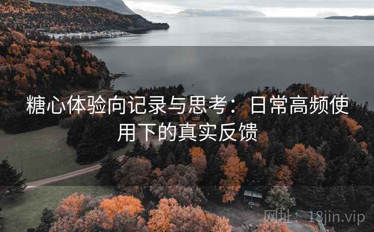 糖心体验向记录与思考：日常高频使用下的真实反馈  第1张