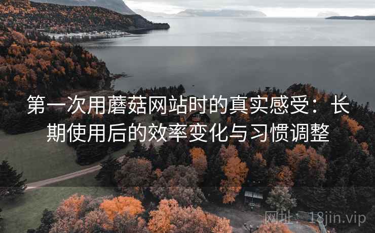 第一次用蘑菇网站时的真实感受：长期使用后的效率变化与习惯调整  第2张