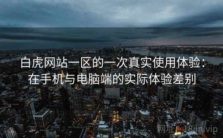 白虎网站一区的一次真实使用体验：在手机与电脑端的实际体验差别  第2张