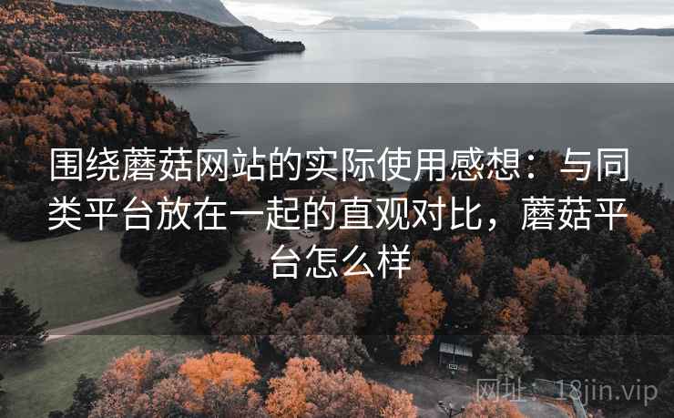 围绕蘑菇网站的实际使用感想：与同类平台放在一起的直观对比，蘑菇平台怎么样  第2张