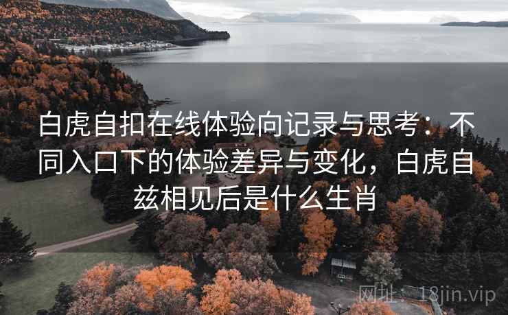 白虎自扣在线体验向记录与思考:不同入口下的体验差异与变化,白虎自兹相见后是什么生肖 第2张 白虎自扣在线体验向记录与思考:不同入口下的体验差异与变化,白虎自兹相见后是什么生肖 第2张